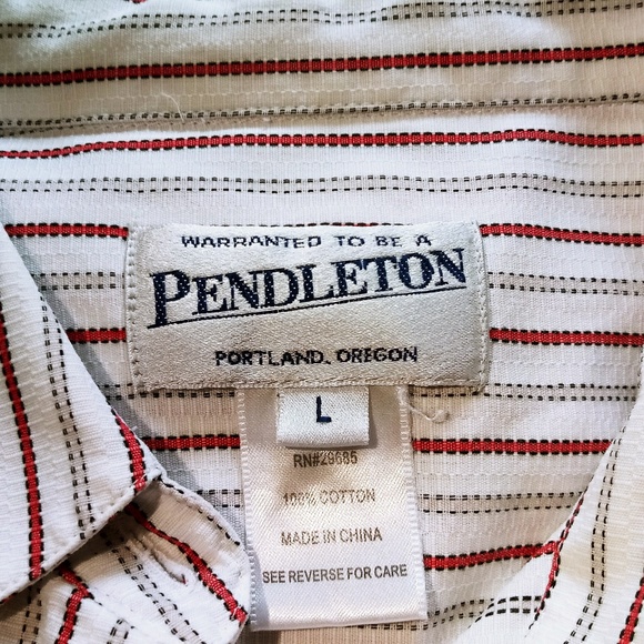 Mens Pendleton Button Front Large Shirt - Picture 6 of 7